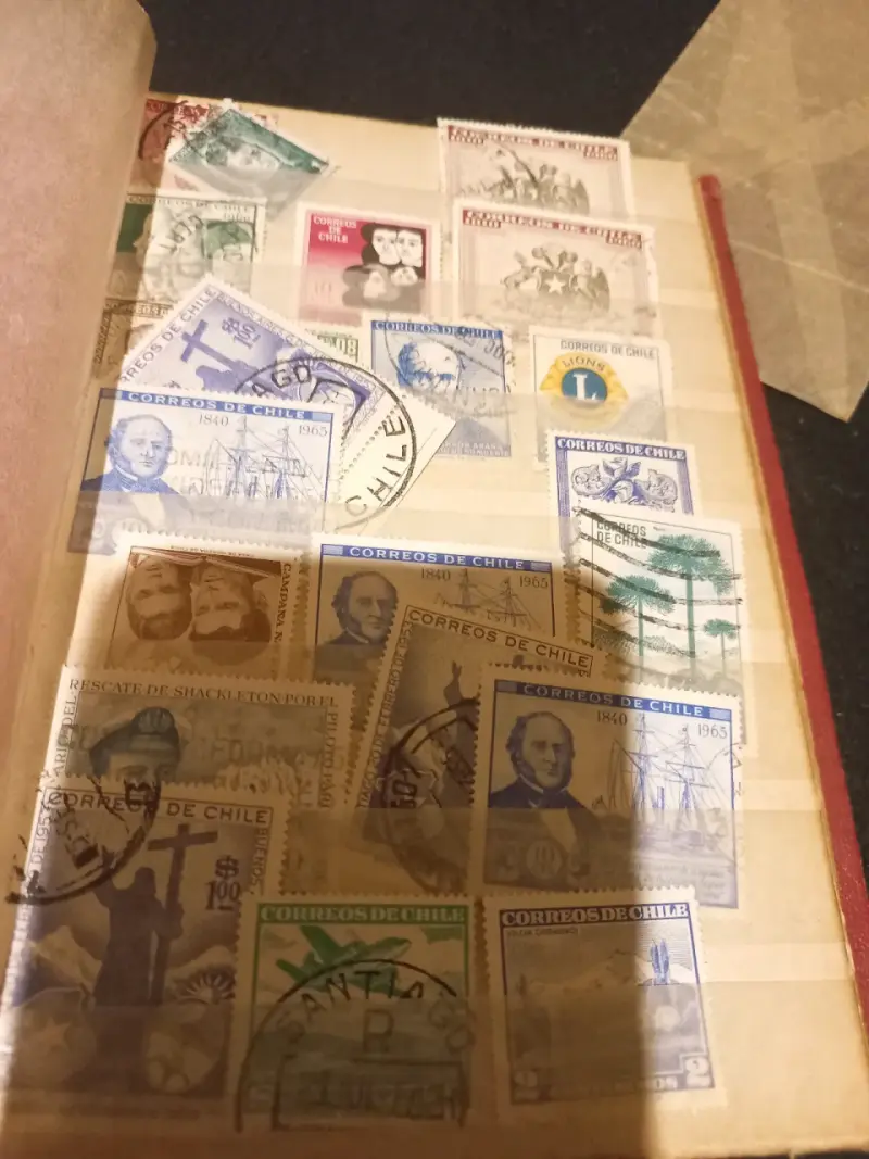 Colección de estampillas chilenas antiguas - 2