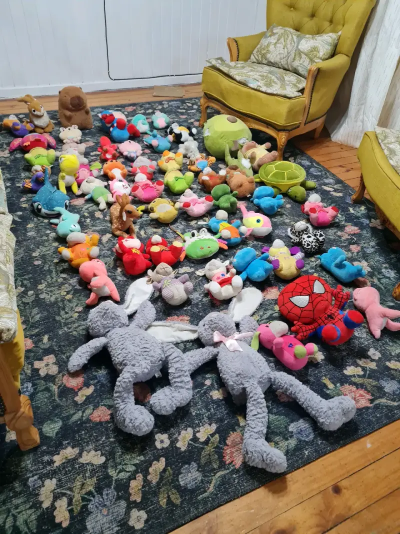 Lote de peluches coloridos - 3