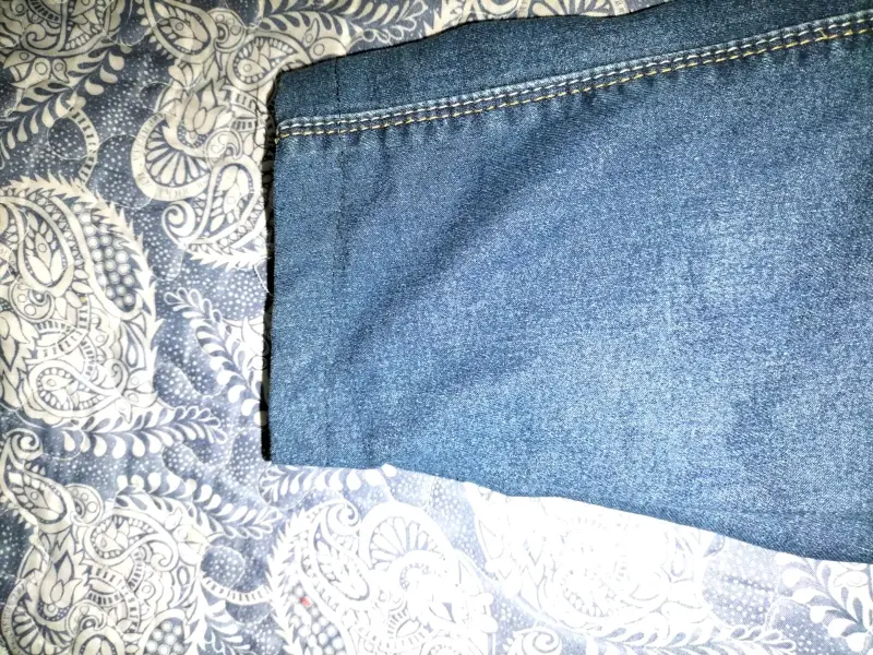 Jeans azul oscuro para mujer - 6