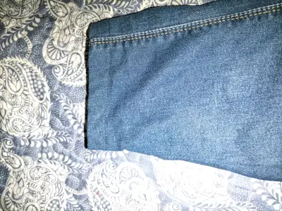 Jeans azul oscuro para mujer - miniatura 6