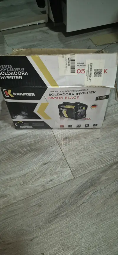 Soldadora inverter Krafter DW105 Black - miniatura 1