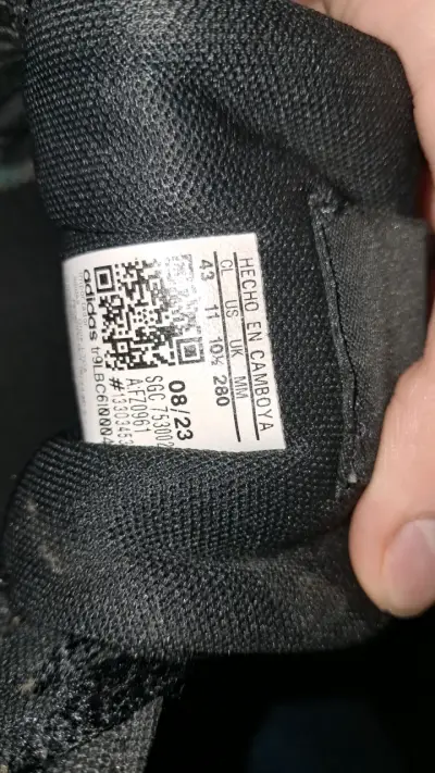 Zapatillas negras Adidas usadas - miniatura 6