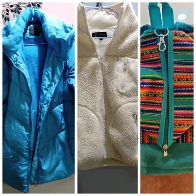 Chaqueta acolchada azul - miniatura 1