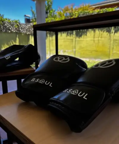 Guantes de boxeo negros B.Soul - miniatura 2