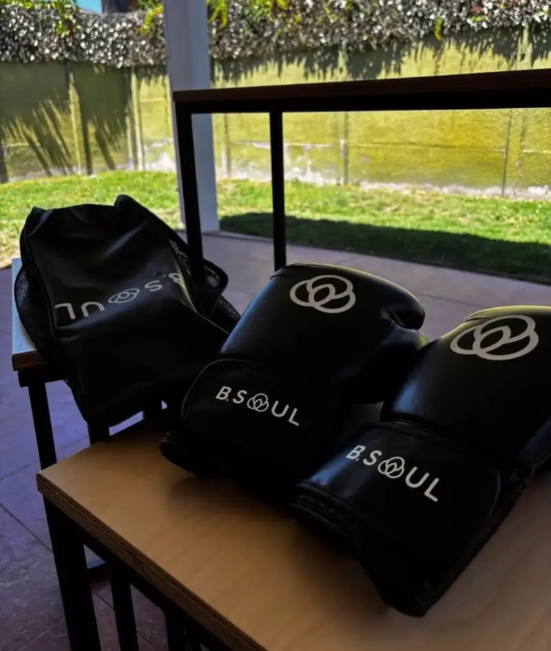 Guantes de boxeo negros B.Soul - 3