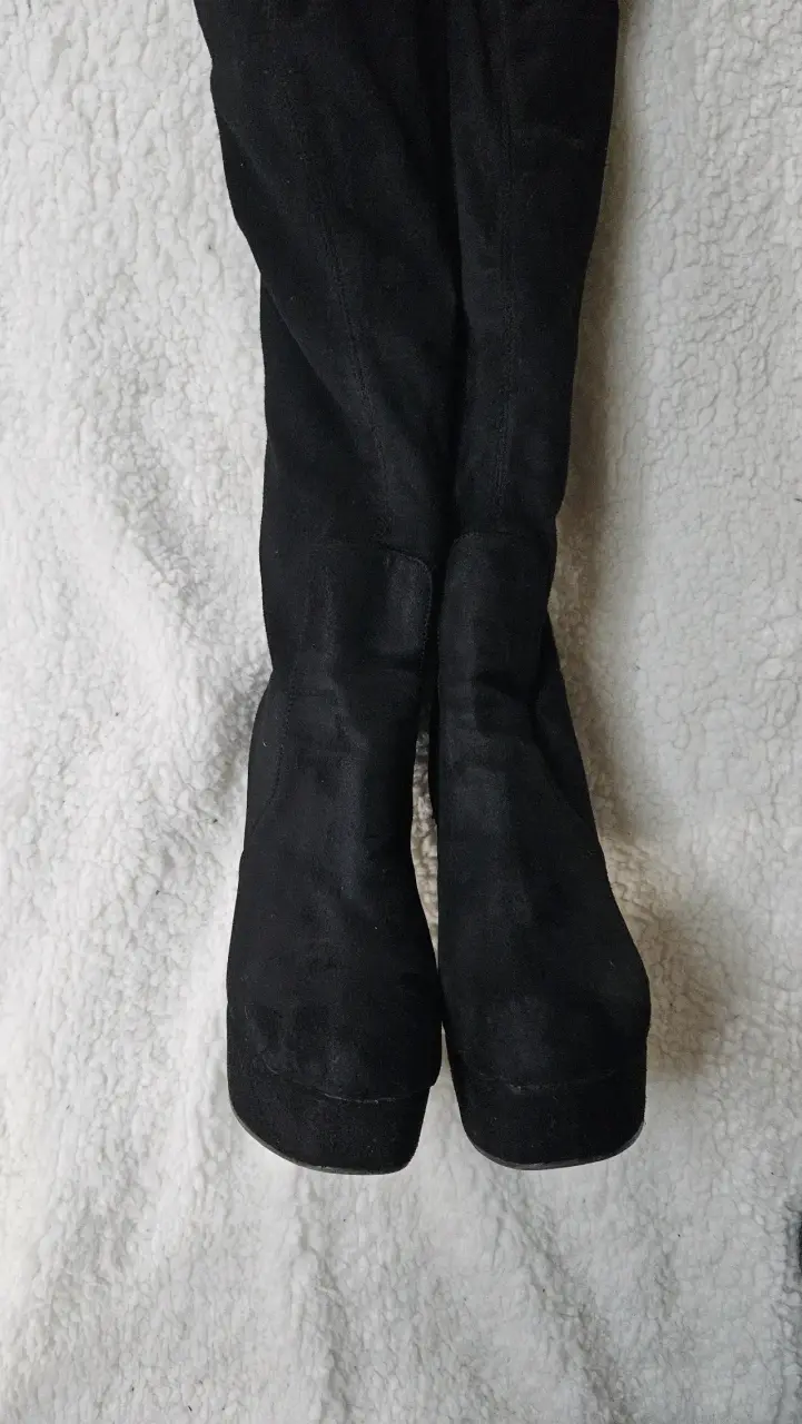 Botas negras de taco alto - 3