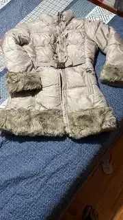 Parka de niña / negra / fucsia / beige - miniatura 6