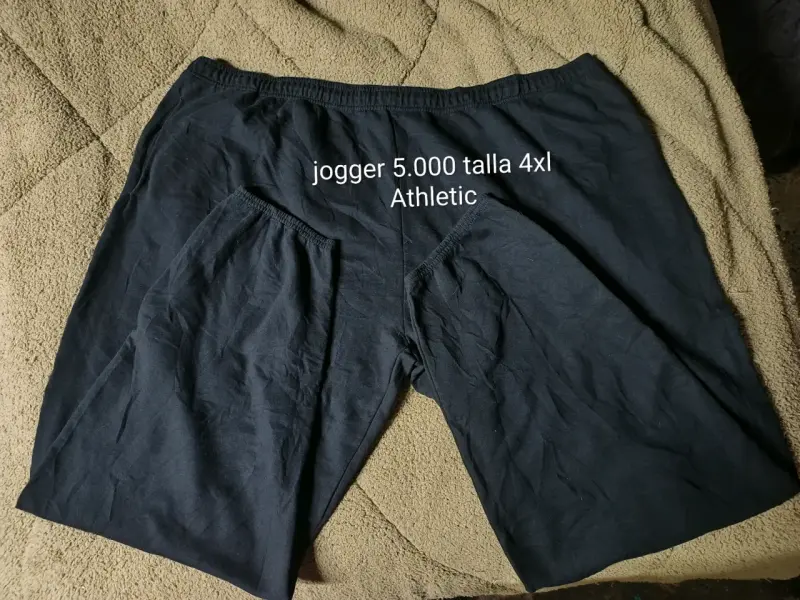 Pantalón jogger negro - 2