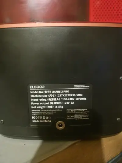 Impresora 3D Elegoo Mars 3 Pro + Estc. L y C. - miniatura 6