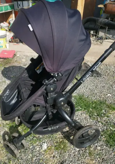 Coche de bebé Infanti negro - miniatura 2