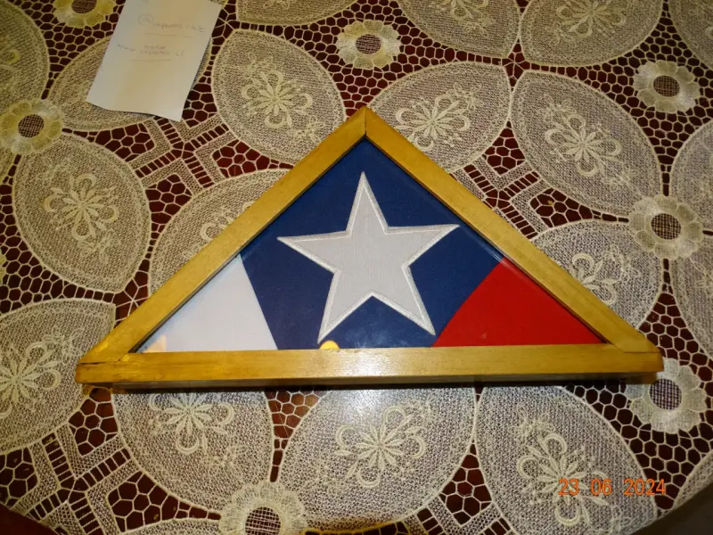 Bandera chilena enmarcada - 1