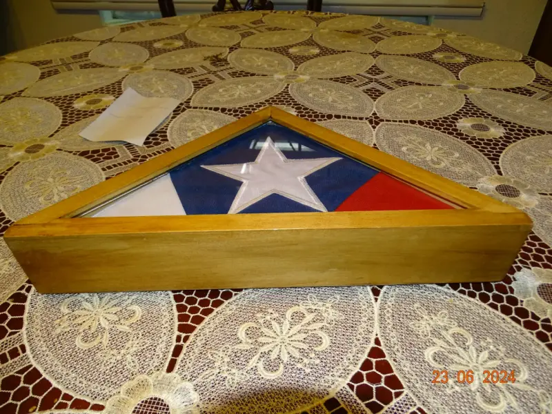 Bandera chilena enmarcada - 2