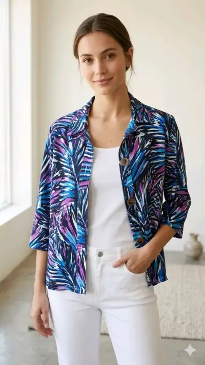 Chaqueta naranja entallada - miniatura 5