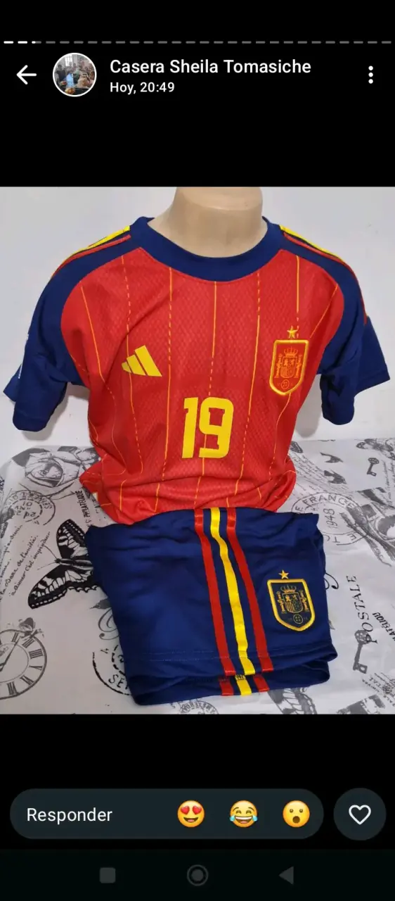 Conjunto camiseta y short España - 1