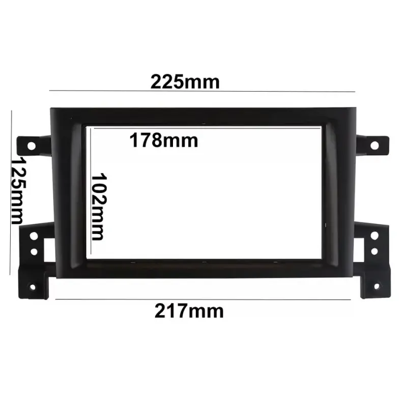Bisel radio Suzuki Grand Vitara-Nomade 05-18 - 2