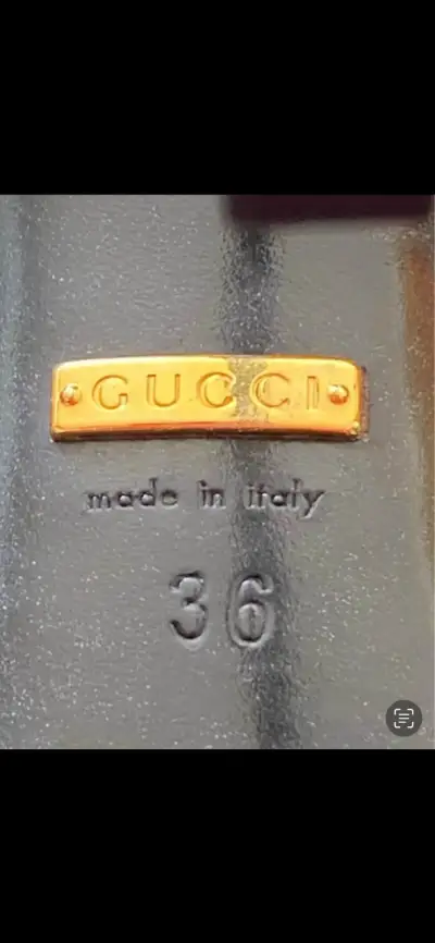 Sandalias de tacón Gucci coloridas - miniatura 4