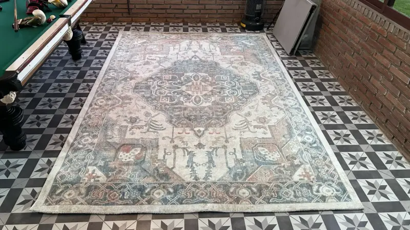 Alfombra original de Turquía vintage - 1