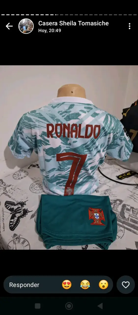 Polera y short Portugal niño - 2