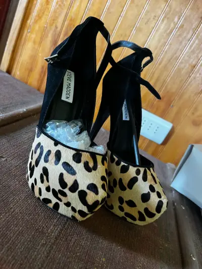 Tacones animal print Steve Madden - miniatura 1
