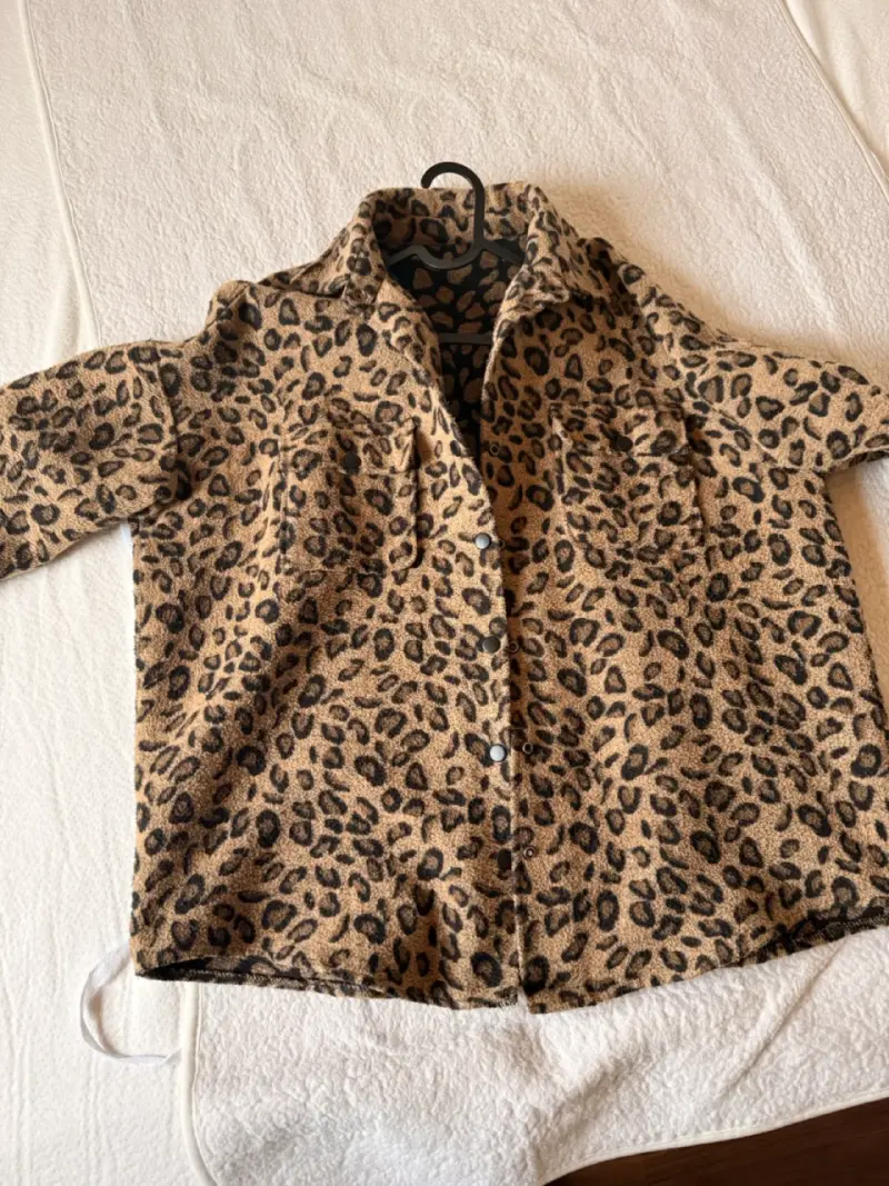 Chaqueta estampado leopardo - 1