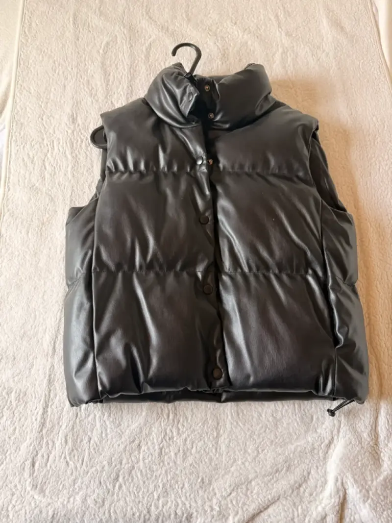 Chaleco acolchado negro