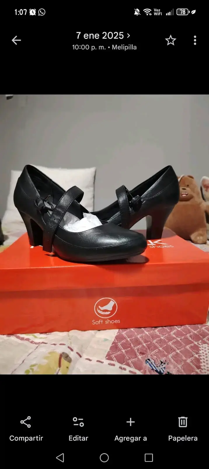 Zapatos de tacón negros Soft Shoes