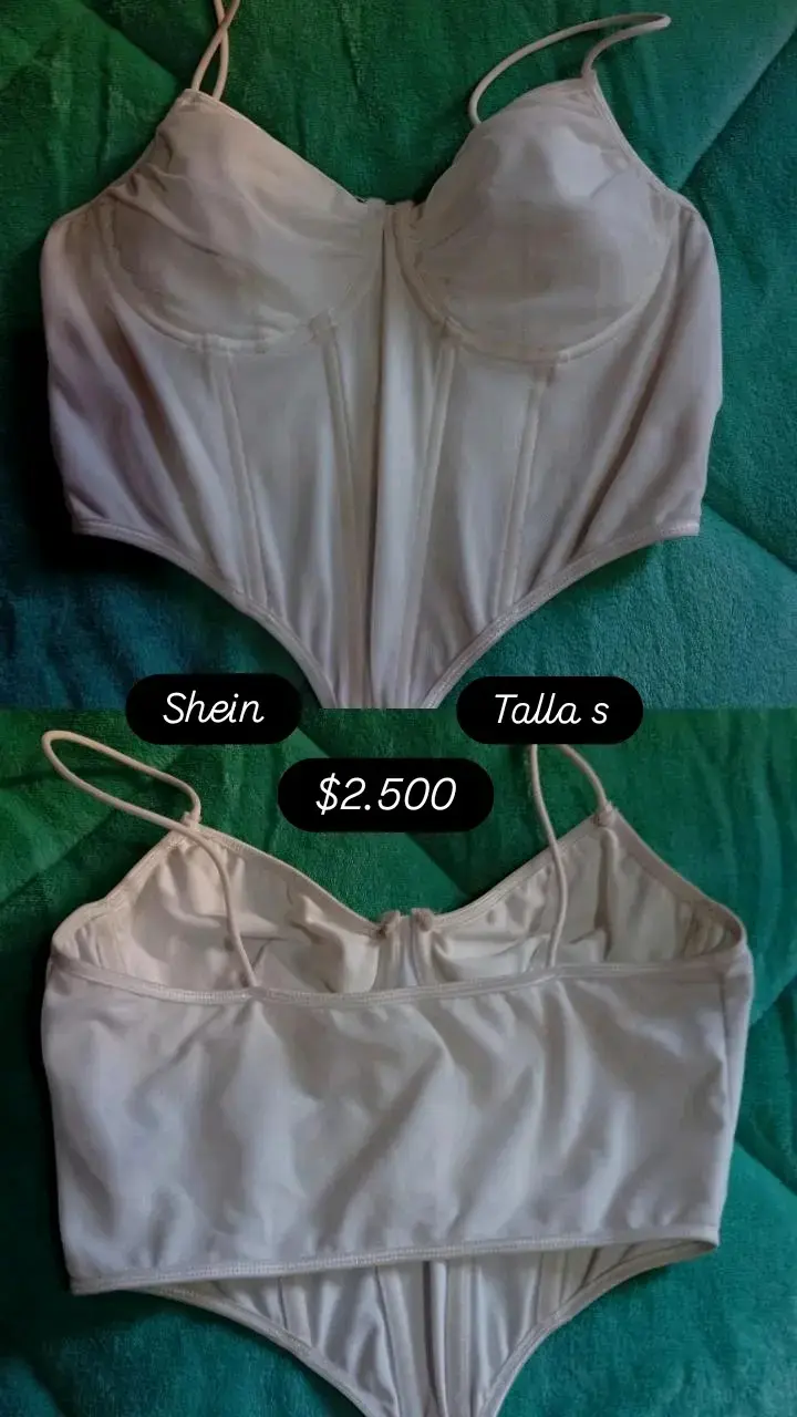 Corset blanco Shein talla S