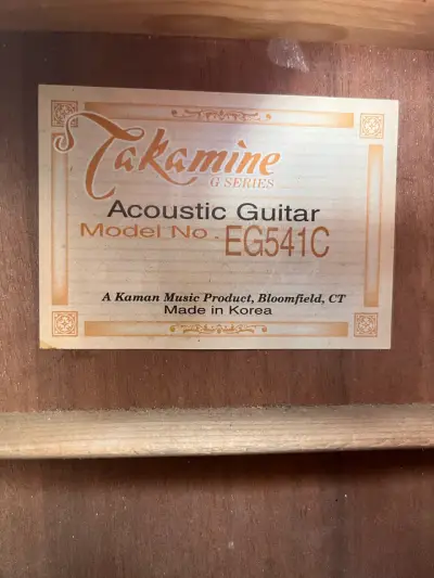 Takamine EG541C Korea - miniatura 3