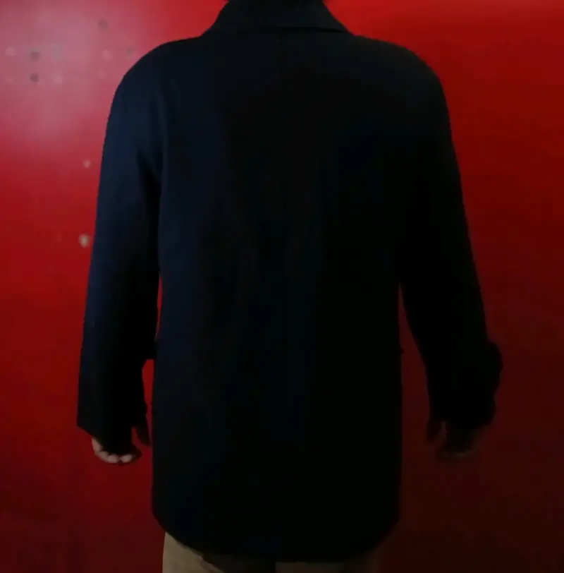 Abrigo azul para hombre - 3