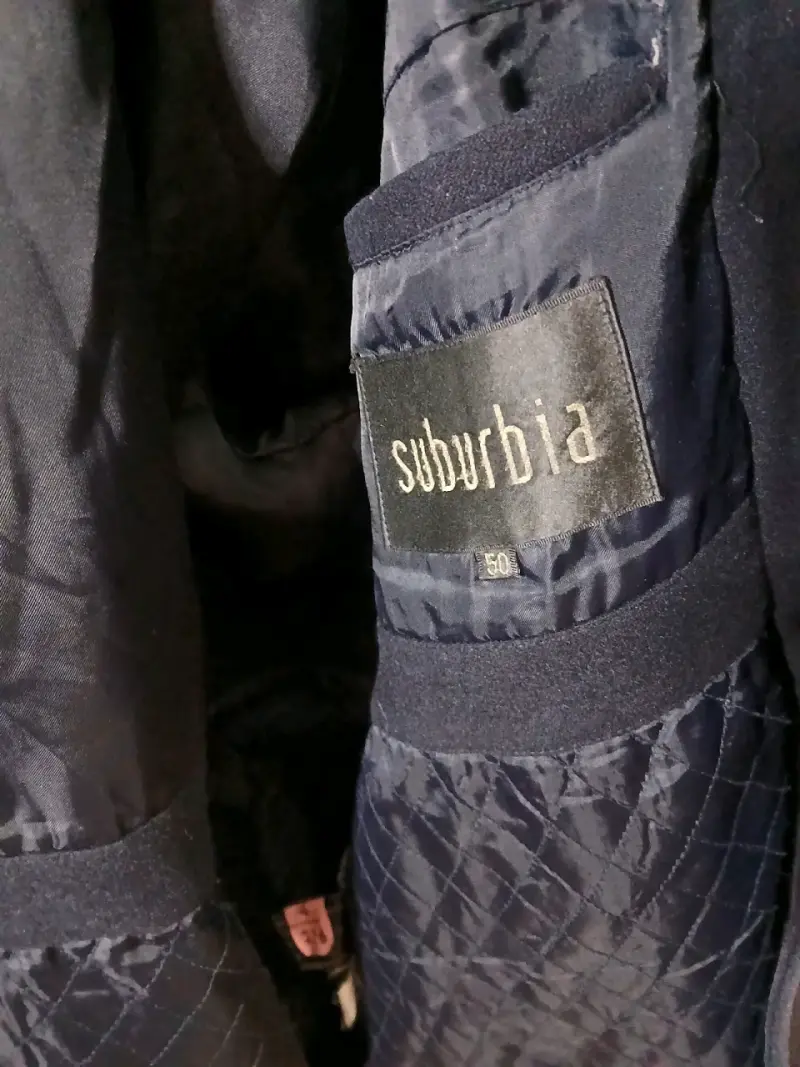 Abrigo azul para hombre - 4