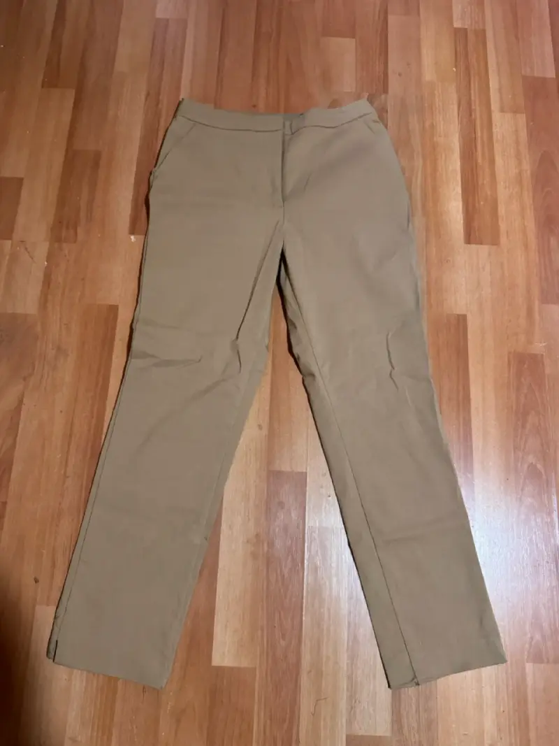 Pantalón palazzo beige - 3