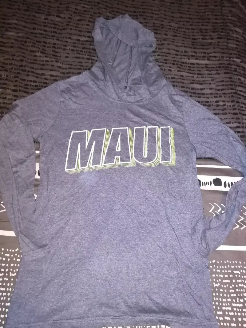 Polerón con capucha Maui gris - 1