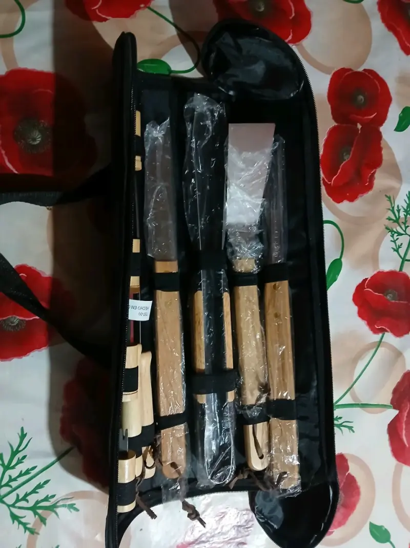 Set de utensilios para parrilla 10 piezas - 1