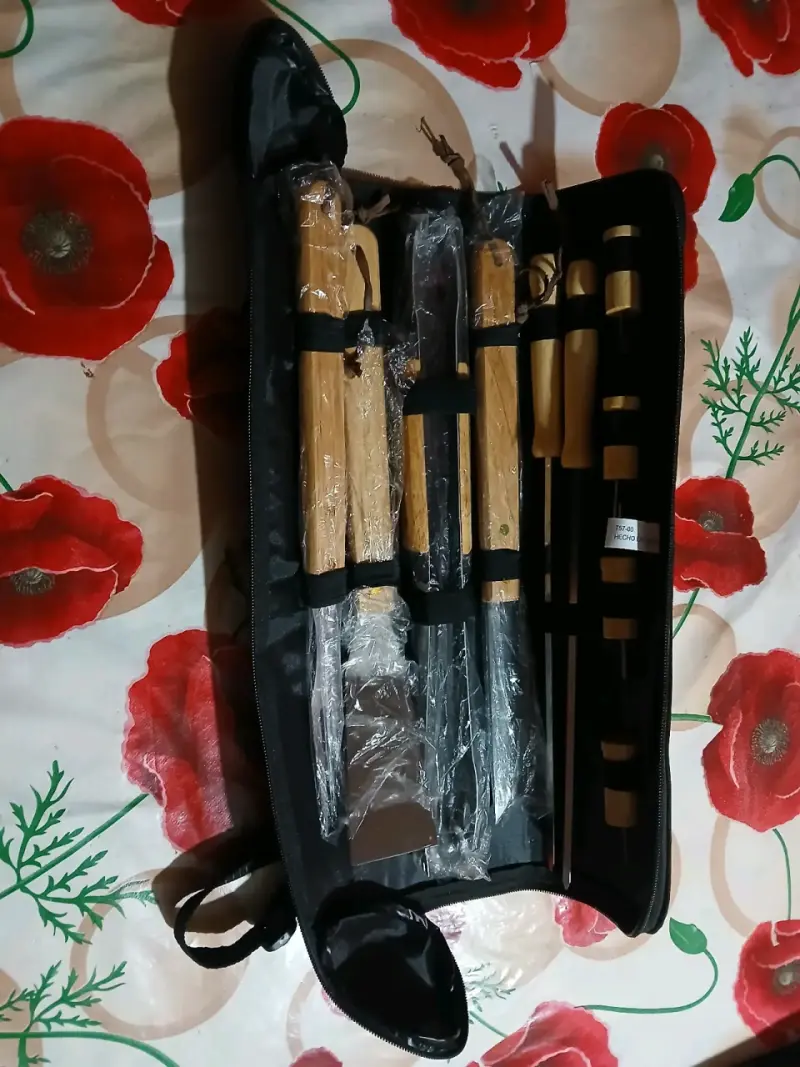 Set de utensilios para parrilla 10 piezas - 2