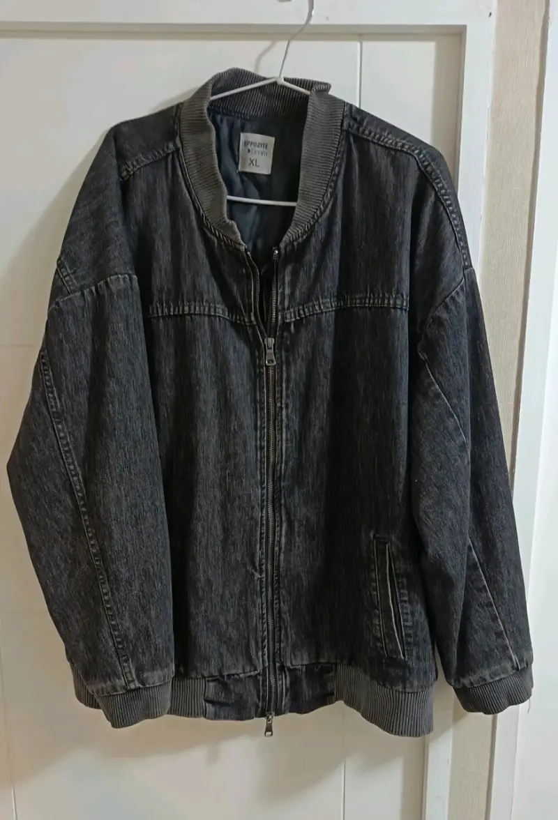 Chaqueta denim gris XL unisex - 1