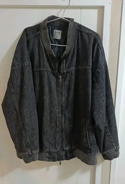 Chaqueta denim gris XL unisex - miniatura 1