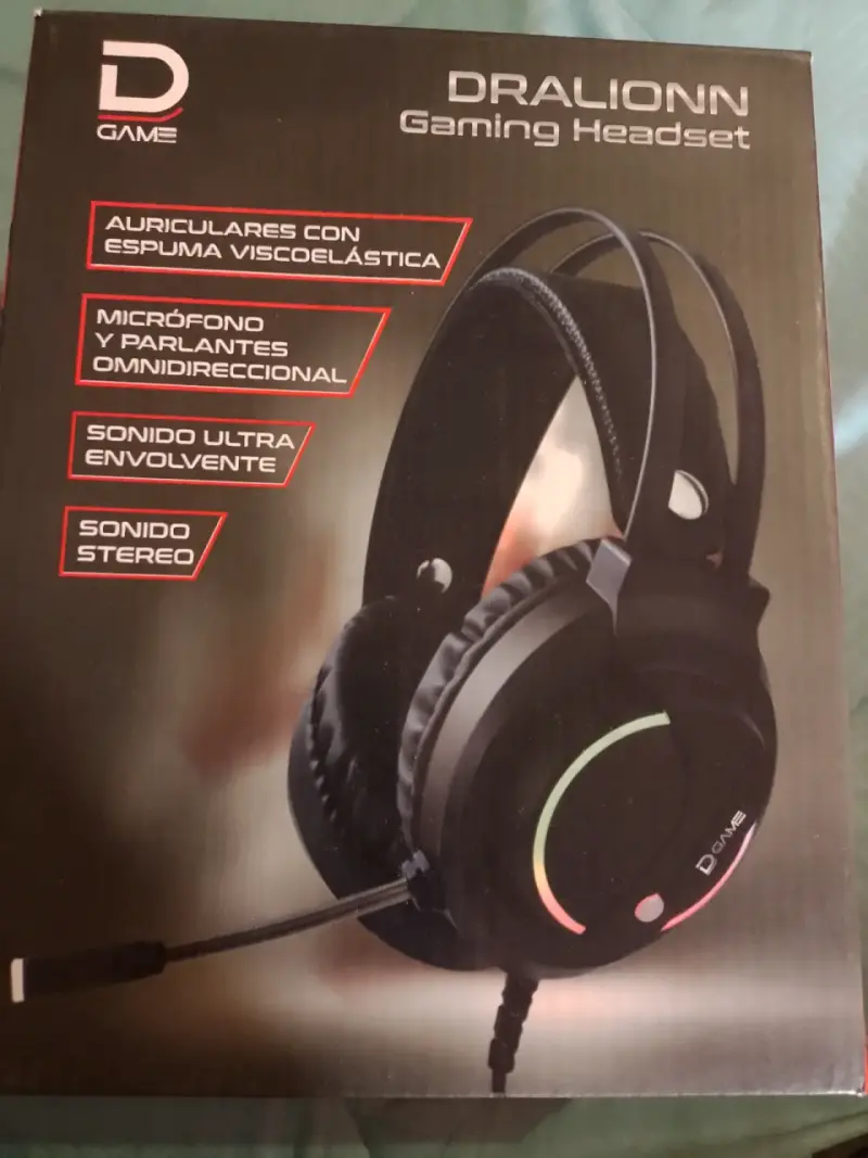 Auriculares Gaming Dralionn con micrófono !Oferta!