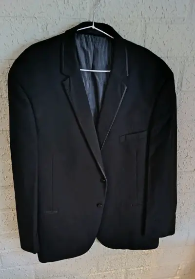 Terno negro elegante, calvin klein talla 50 - miniatura 1