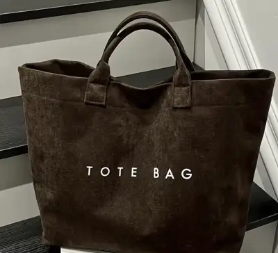 Bolso tote color mostaza - miniatura 2