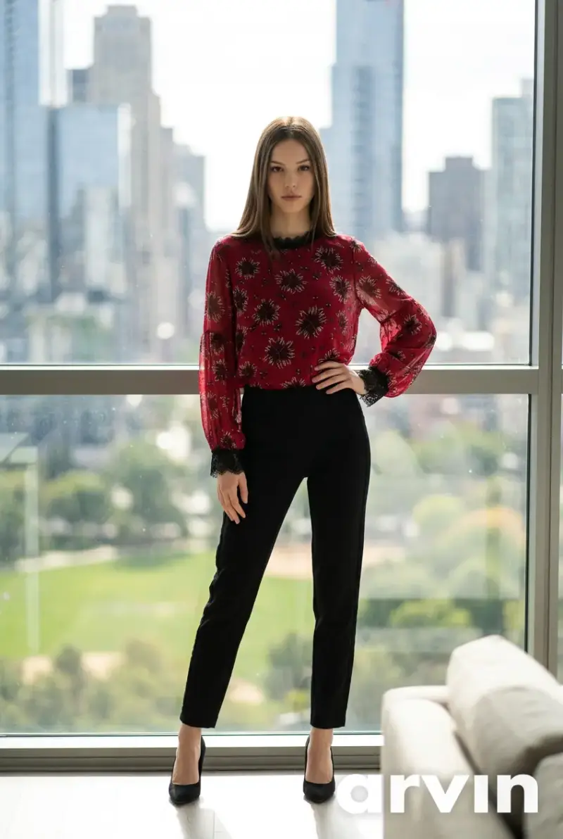 Pantalones negros Paige - 5