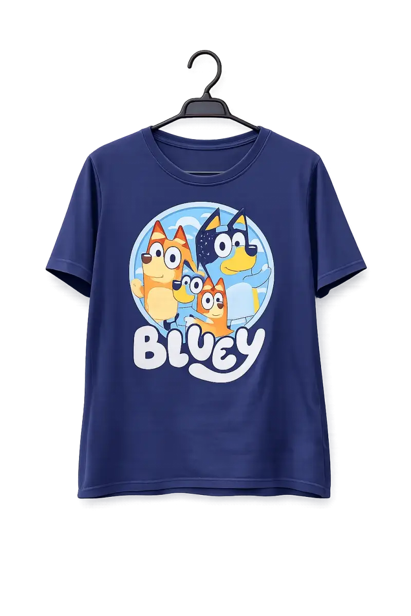Polera azul Bluey