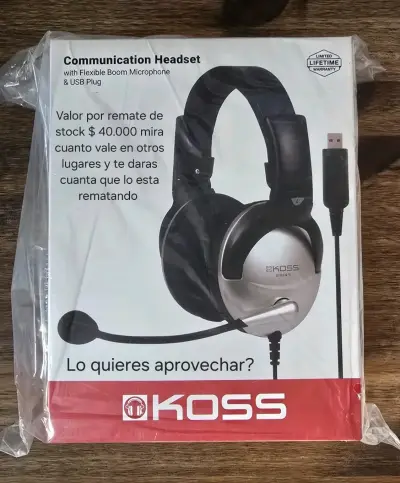 Audífonos KOSS con micrófono USB - miniatura 1