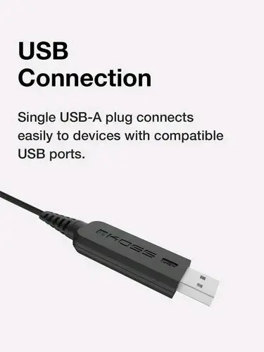 Audífonos KOSS con micrófono USB - 6