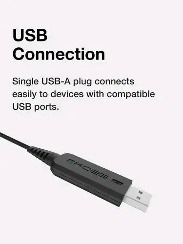 Audífonos KOSS con micrófono USB - miniatura 6