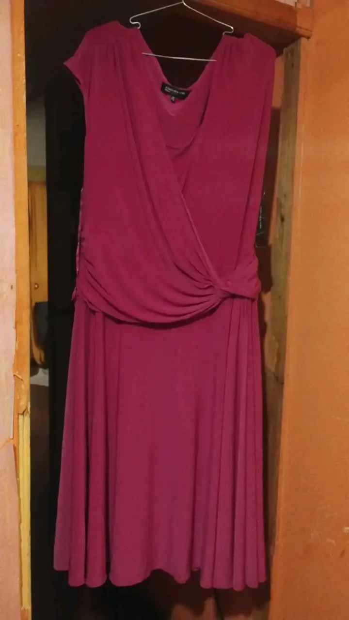 Vestido color magenta