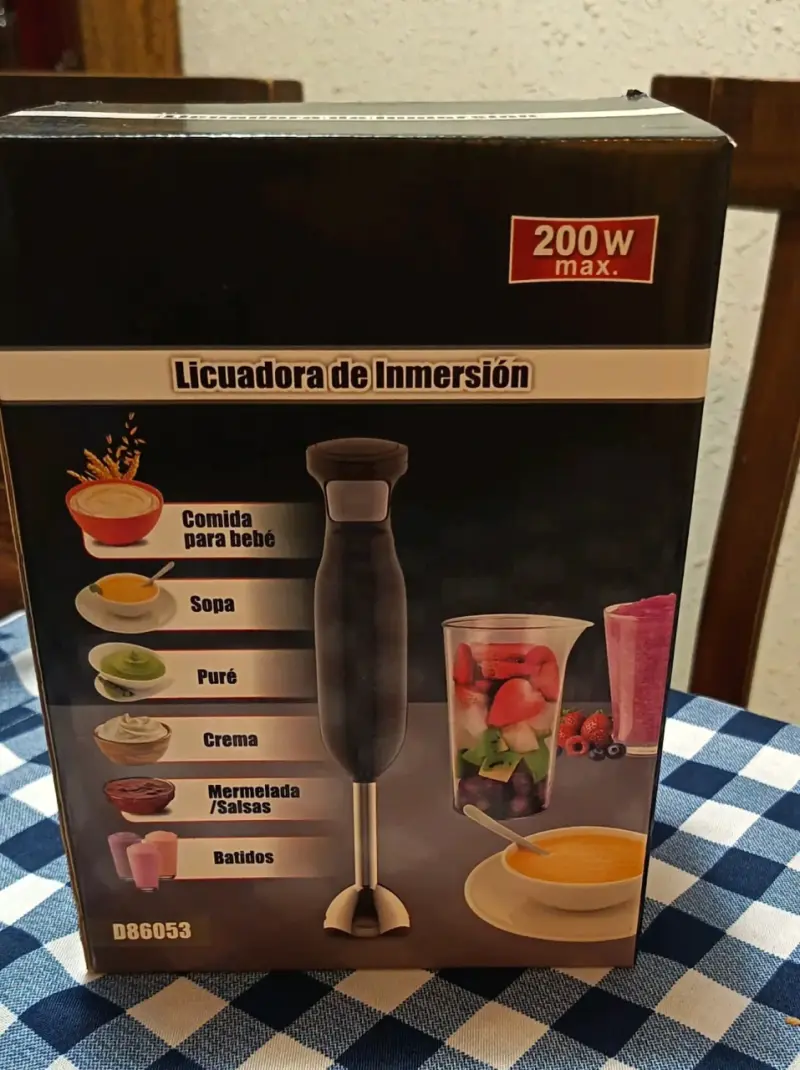 Licuadora de inmersión 200W - 4