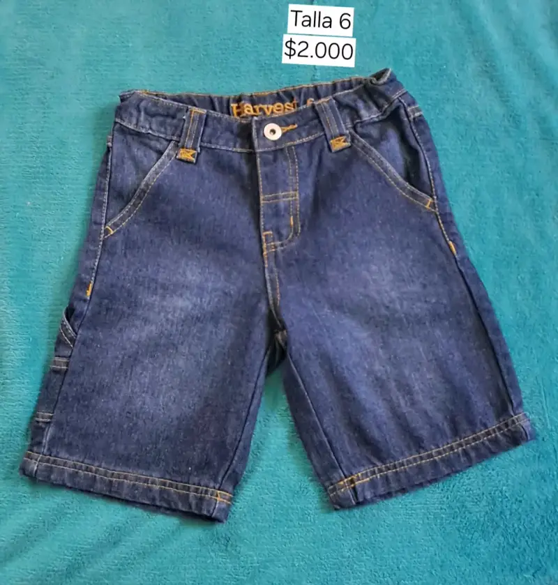 Shorts de mezclilla talla 6