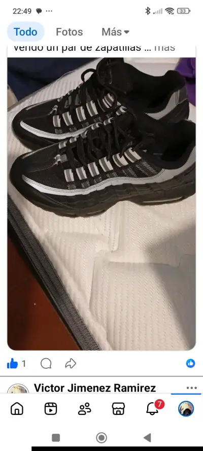 Zapatillas negras deportivas - miniatura 1