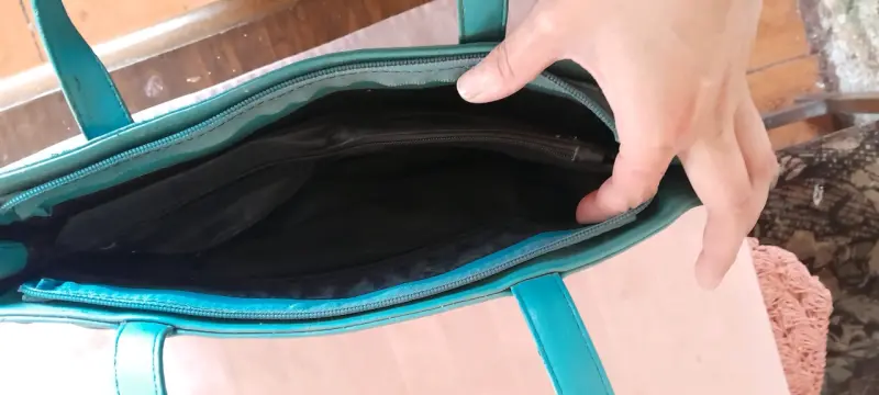 Cartera turquesa elegante - 2