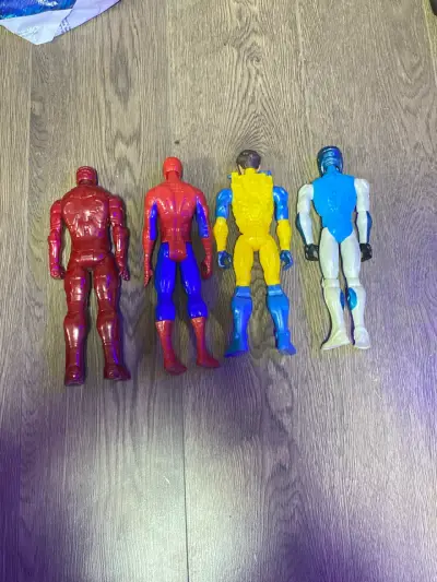 Set de figuras de acción superhéroes y maxteal - miniatura 2